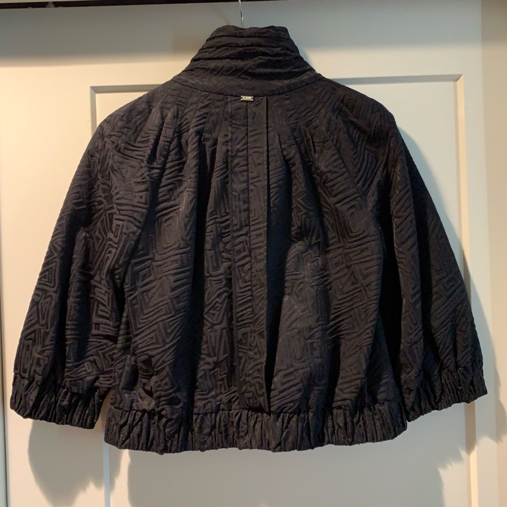 St. John Abstract Bomber-Style Jacket - Picture 7 of 9